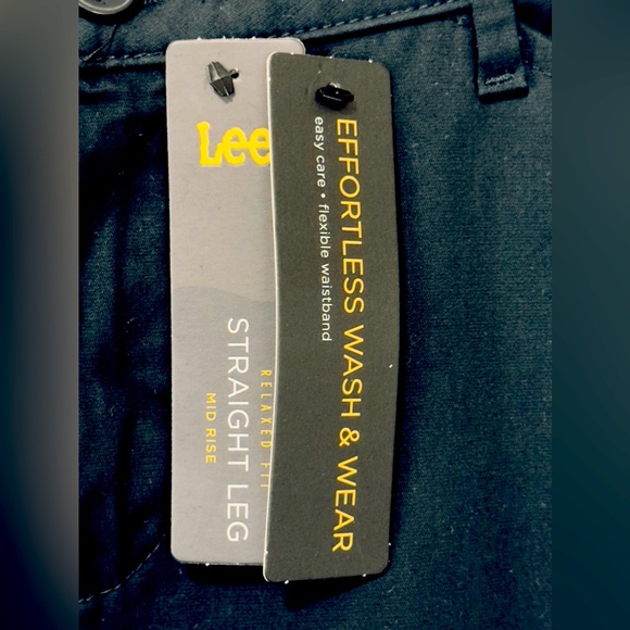 LEE - WOMEN’S RELAXED FIT STRAIGHT LEG PANT (ALL DAY PANT) IN BLACK 6 Me… - Picture 8 of 11